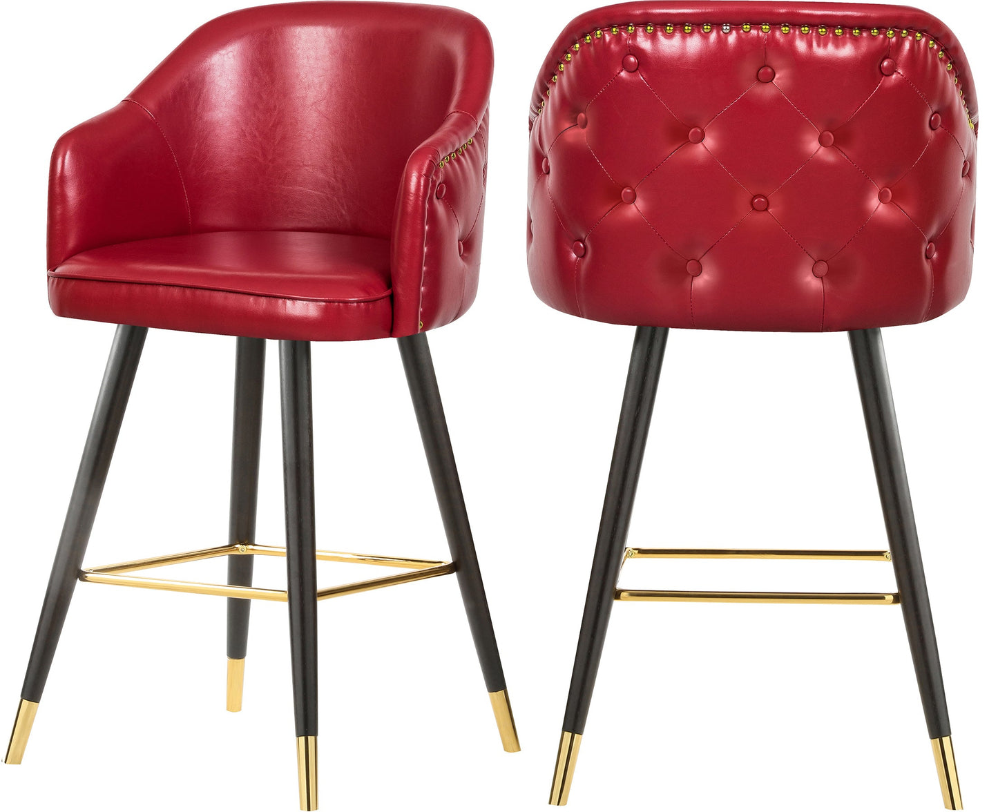 Barbosa Faux Leather Counter/Bar Stool