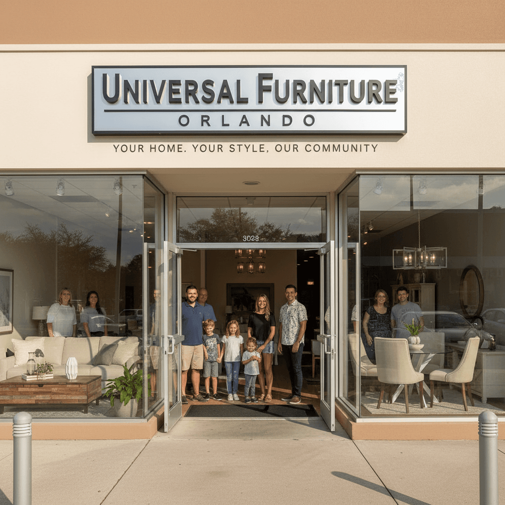 Modern living room with a sectional sofa