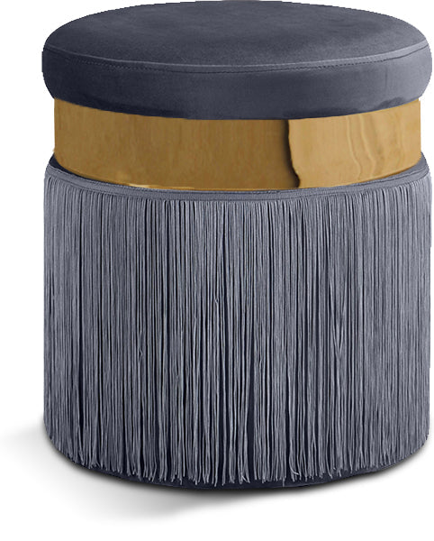 Yasmine Velvet Ottoman/Stool